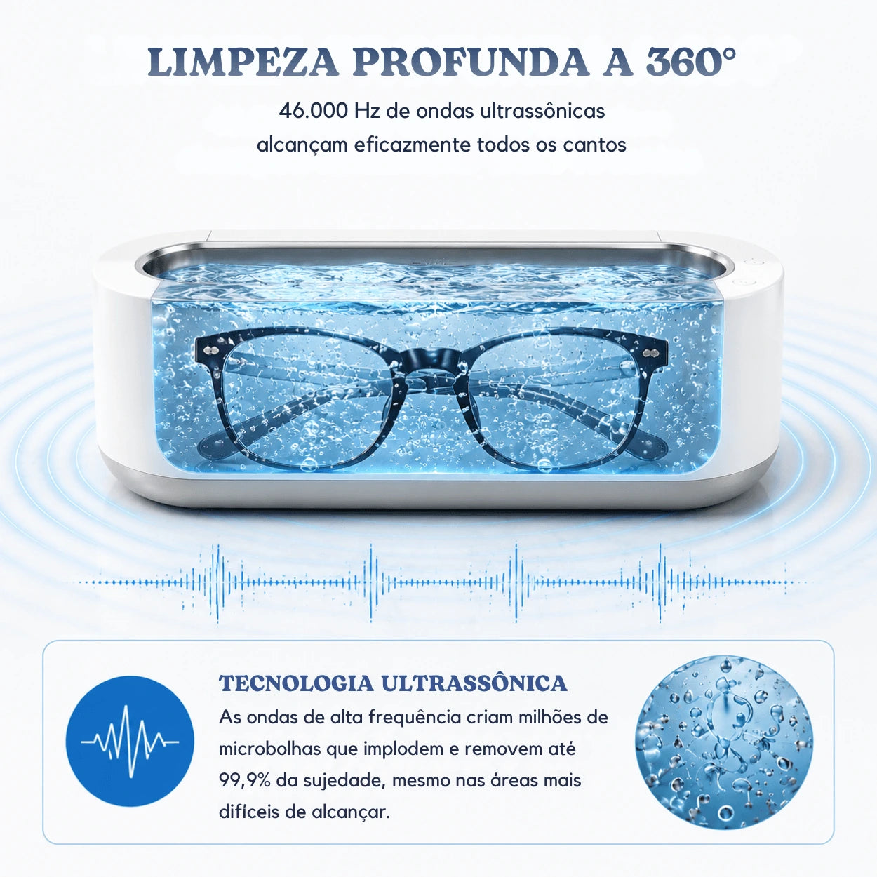 Sonic Clean - Limpador por ultrassons®